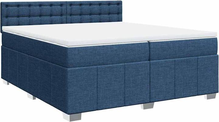 Produktbild vidaXL Bo x springbett mit Matratze 200 x 200 cm Stoff (200 x 200 cm)