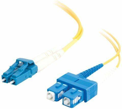 Produktbild C2G LC-SC 9/125 OS1 Duplex Singlemode PVC Fiber Optic Cable (LSZH) (15 m)