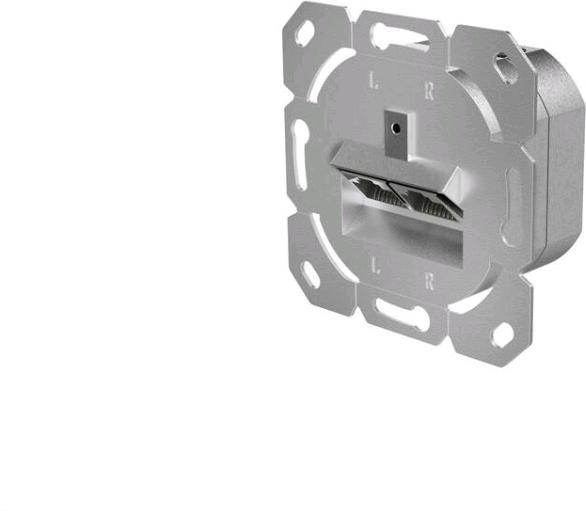 Image du produit Hama Prise réseau, CAT-6a, 10 Gbit/s, blindée, 2 ports, encastrée