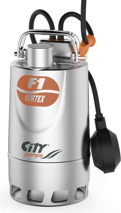 City Pumps 6010306 F1/50 M Vortex Aut Edelstahl Tauchpumpe 230V (Sewage pump)