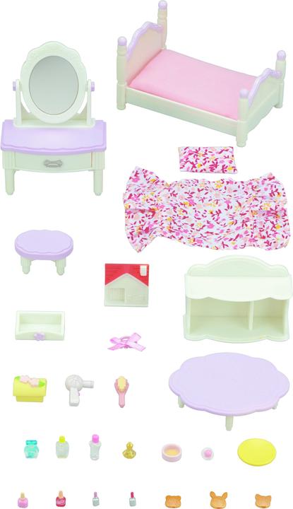 Actual product image Sylvanian Families Bedroom Vanity Set