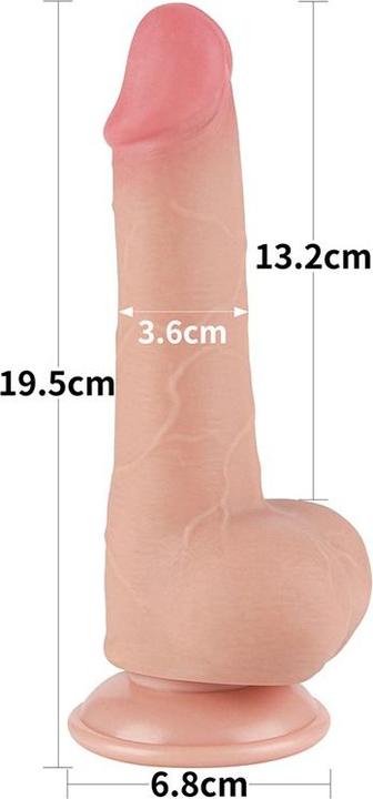 Produktbild Lovetoy Skin Dildo 19.5 cm