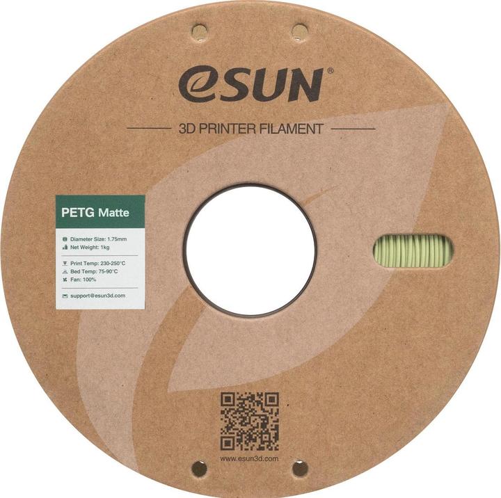 Produktbild eSUN Filament PETG-Matte Matchagrün 1.75 mm 1 kg (PETG, 1.75 mm, 1000 g)