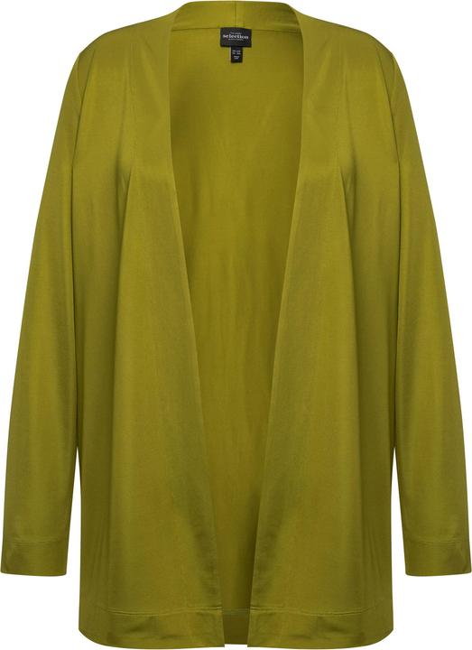 Produktbild Ulla Popken Slinkyjacke, offene Form, Schalkragen, Langarm (58)