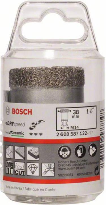 Actual product image Bosch Professional Zubehör PRO Core Cutter dry, 38 x 35 x 22.23 mm (38 mm)