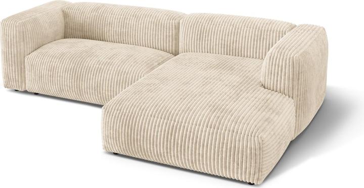 Image du produit Micadoni Canapé D'Angle Droit Modulaire, "Martina", 2 Places, 283x176x75 Fabriqué en Europe (Canapé modulaire, Canapé d'angle)