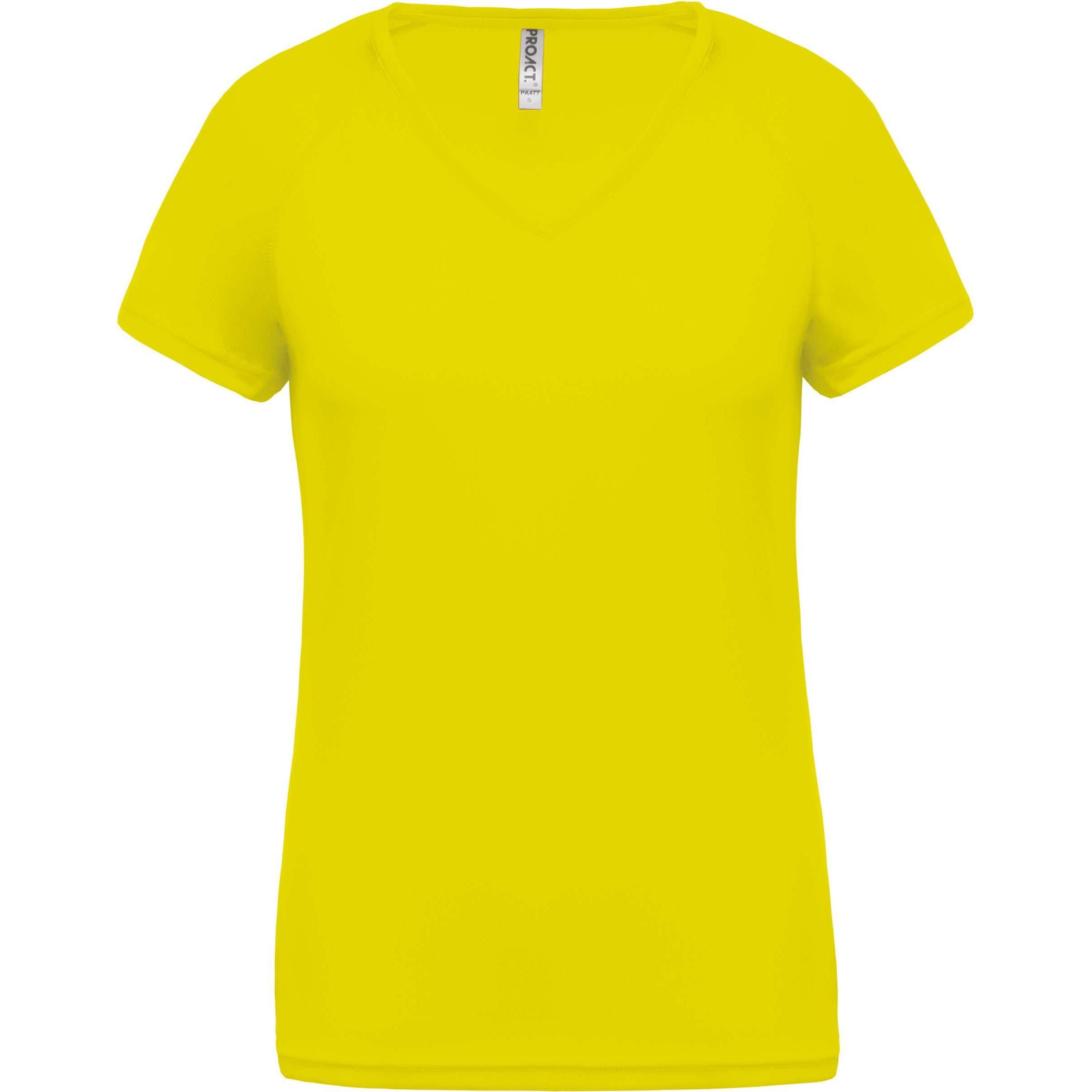 Proact, Damen, Sportshirt, T-Shirt (XS), Gelb, XS
