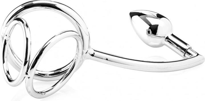 Zenn Rosebud Butt Plug with Triple Cockring - buy at Galaxus - Galaxus