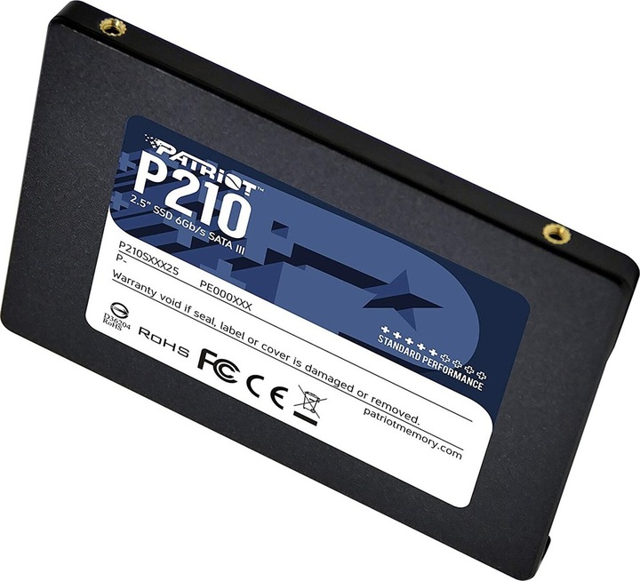 Produktbild Patriot SSD||P210|2TB|SATA 3.0|Schreibgeschwindigkeit 430 MByte (2000 GB, 2.5")