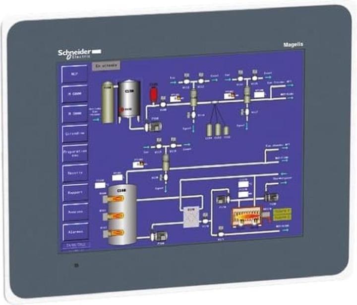 Produktbild Schneider Electric Optimized Touchpanel, Edelstahl, 800x600 HMIGTO6315