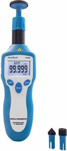 Immagine prodotto Peaktech Dispositivo di misurazione della velocità 2,5...99999 rpm 0,1 rpm ±0,05% ( 2795)