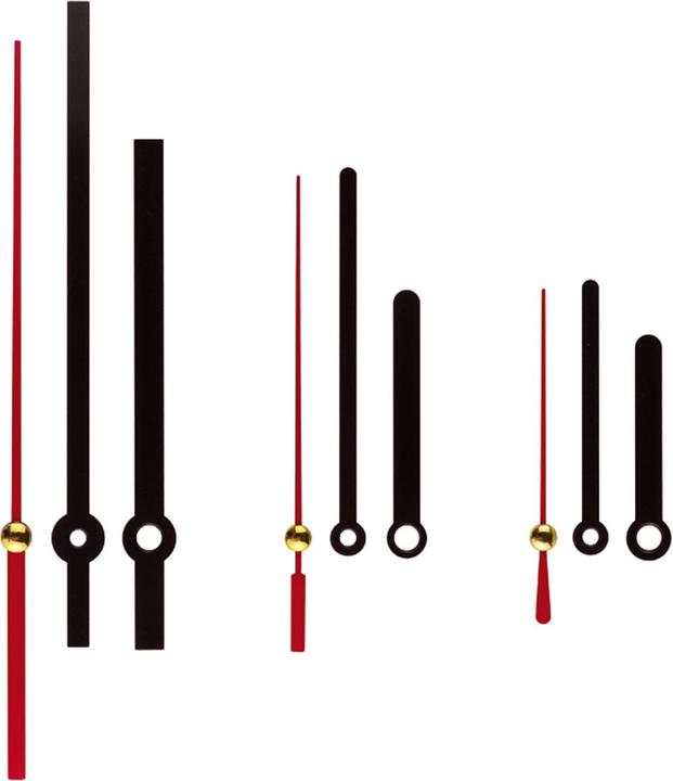 Produktbild Blanko 2er-Set Quarz-Uhrwerk, mit 6 x 3 ZeigersÃ¤tzen