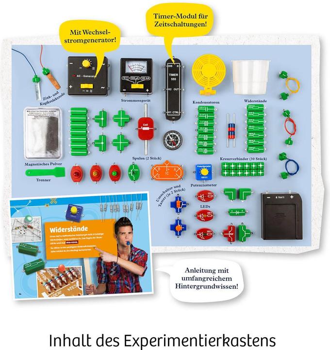 Actual product image Kosmos Experiment kit The great electrical workshop