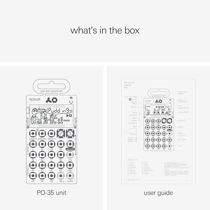 Image du produit Teenage Engineering PO-35 Parler