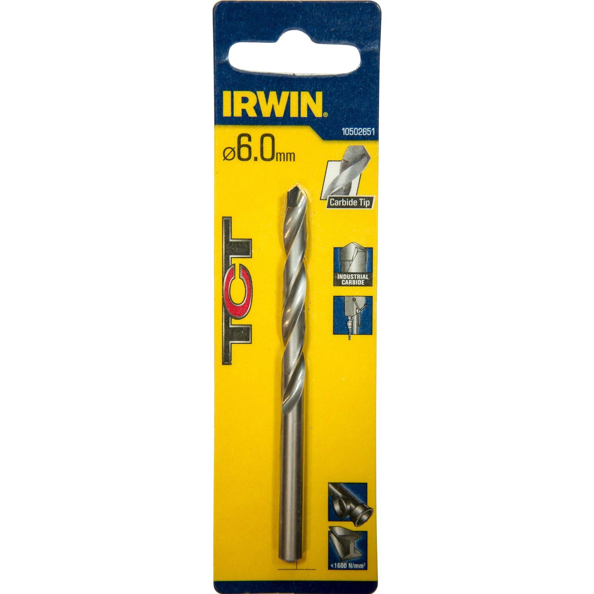 Thumbnail - Irwin, Bohrereinsatz, Drill for metal TCT 6 mm blist. (6 Millimeter)