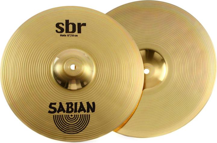 Actual product image Sabian SA SBr Brass Hi-Hat 13" (13", Cymbal)