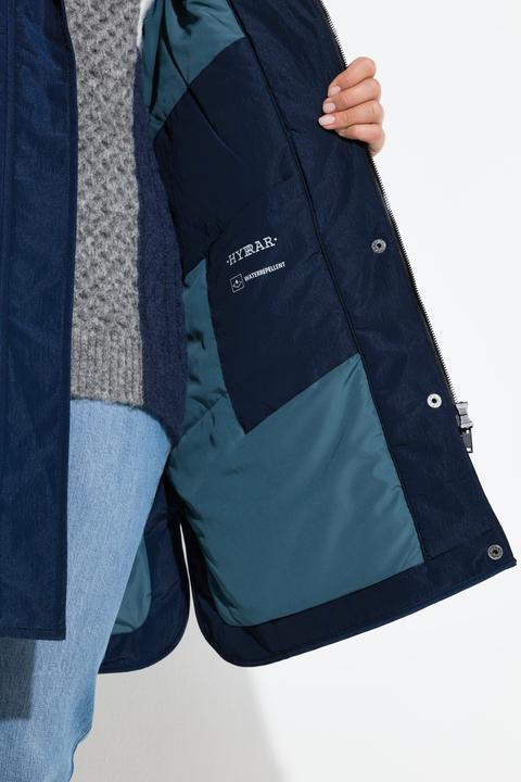 Image du produit Ulla Popken Parka technique HYPRAR à capuche, modèle imperméable (50, 52)