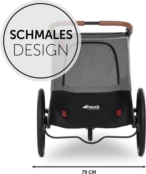 Produktbild Hauck 2in1 Fahrradanhänger Sparset Dryk Duo - für