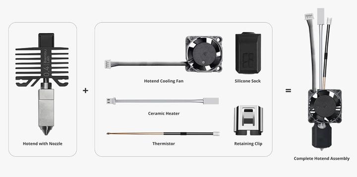Produktbild Bambu Lab Hotend - hardened steel nozzle 0.6mm (Hotend)