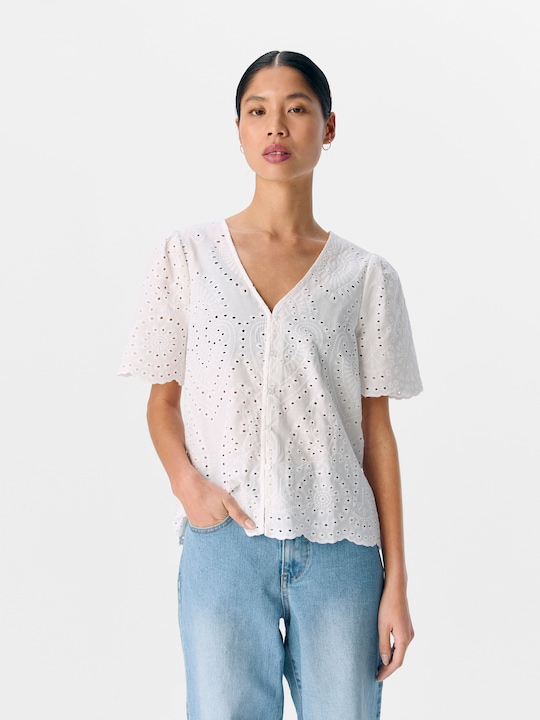 Produktbild Object Broderie Anglaise Hemd (36)