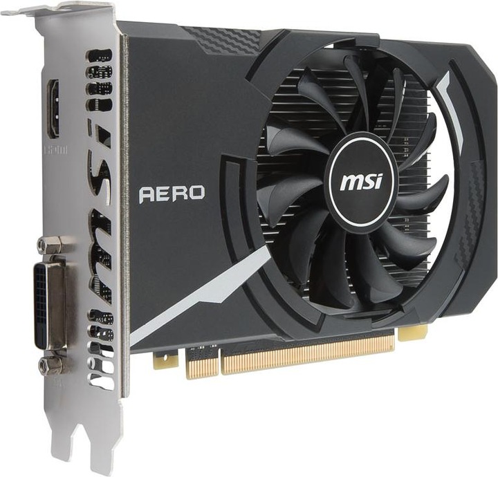 Actual product image MSI GeForce GT 1030 AERO ITX 2GD4 OC (2 GB)
