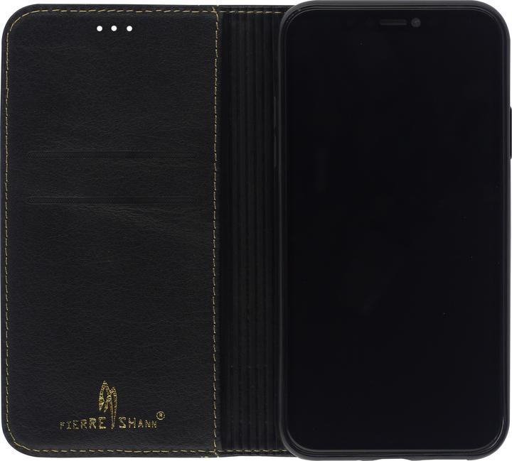 Actual product image Fierre Shann Fourre Flip cuir véritable (Apple iPhone 14 Pro Max)