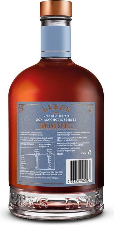 Actual product image Lyre's Italian Spritz (1 x 70 cl)