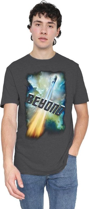 Actual product image Star Trek Beyond Unisex Adult Poster T-Shirt (L)