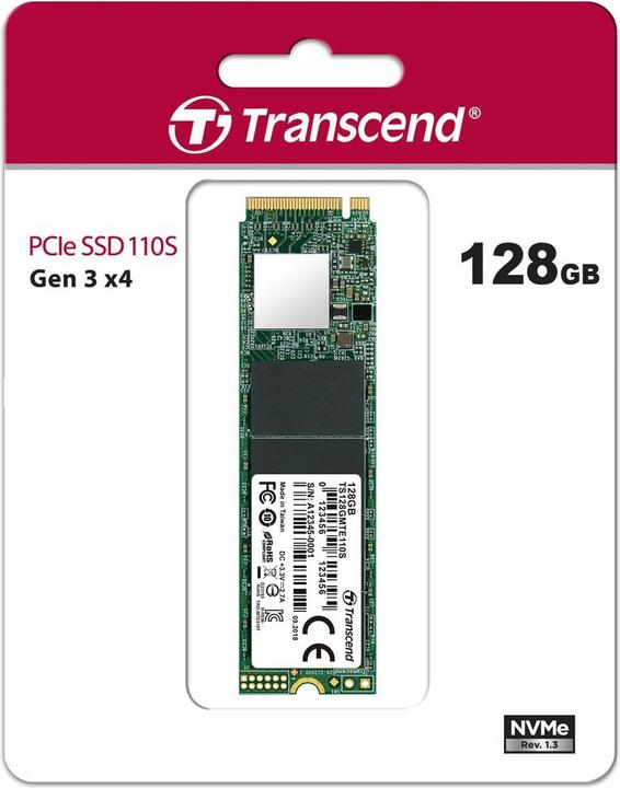 Image du produit Transcend 110S (128 Go, M.2 2280)