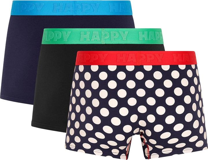 Produktbild Happy Socks 3-Pack Navy Big Dot Short Boxers (S, 3er Pack)