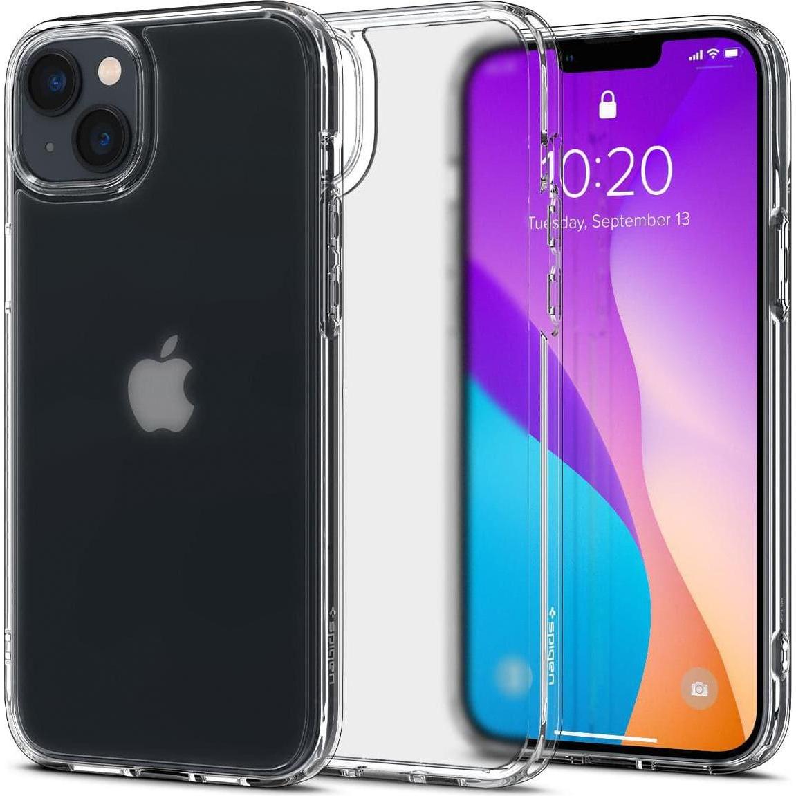 Spigen Sigen Ultra-Hybrid iPhone 14 max. frostklar ACS04900 (Apple iPhone 14 Plus), Smartphone Hülle, Transparent