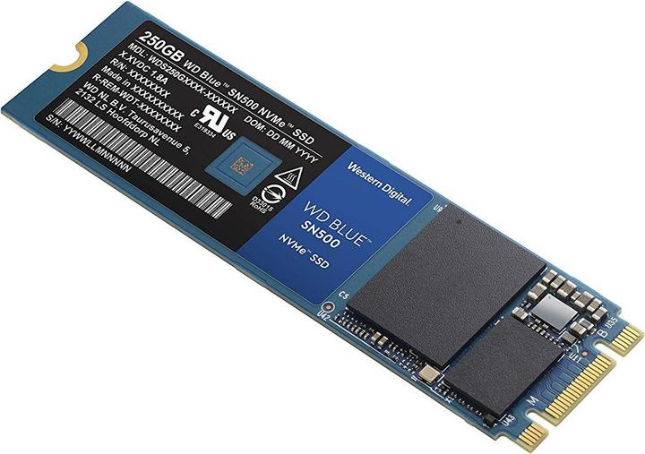 Actual product image WD Blue SN500 (250 GB, M.2 2280)