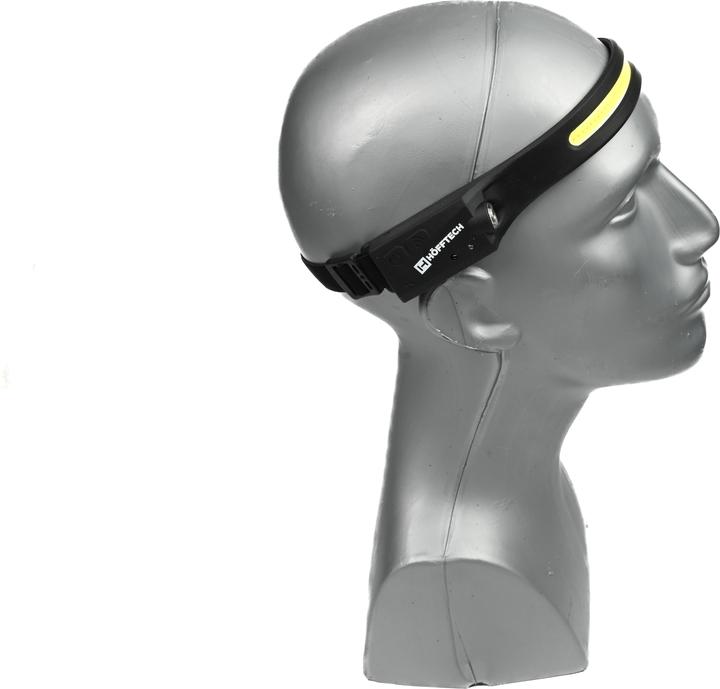 Image du produit ProPlus Lampe frontale silicone 3W LED + COB rechargeable (200 lm)