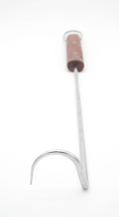 Actual product image All'Grill Barbecue and meat hook with rosewood handle 47cm