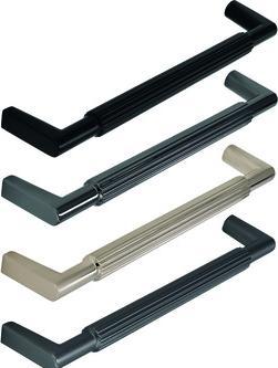 Actual product image Siro Möbelgriffe schwarz matt 160mm