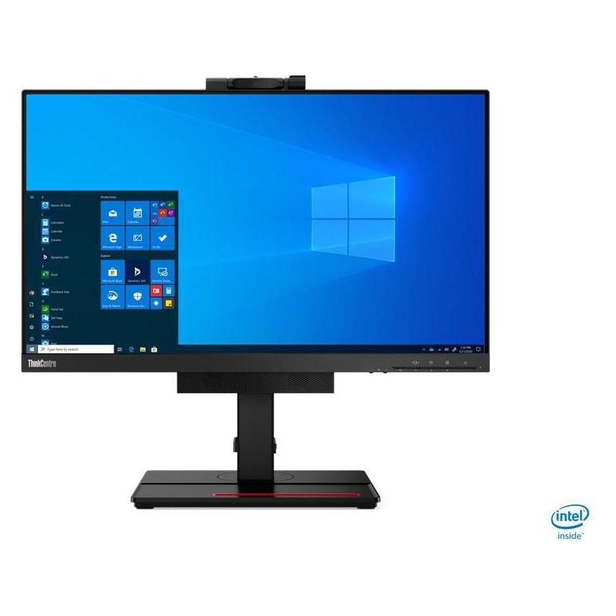 Lenovo ThinkCentre TiO 24 IR CAM (1920 x 1080 Pixel, 23.80"), Monitor, Schwarz