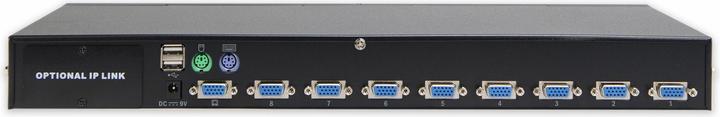 Produktbild Digitus 8-fach Kombo-KVM Switch 1 Benutzer 8 PCs Modul Slot für IP Modul