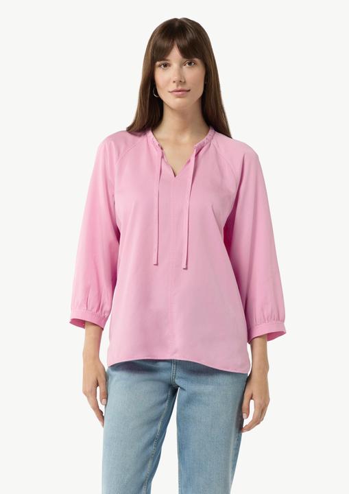 Produktbild Comma Bluse Tunikabluse aus Lyocell mit Logo-Knöpfen (34)