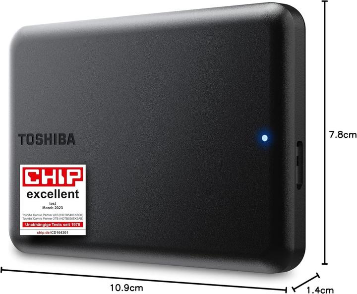 Actual product image Toshiba Canvio Partner 2TB (2 TB)