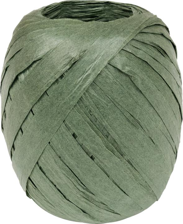 Image du produit Stewo Ruban cadeau Raffia 258341404 vert foncé 7mm (1x)