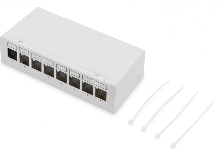 Produktbild Digitus Desktop Modular Patch Panel, geschirmt, 8-Port