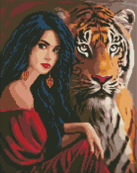 Immagine prodotto Ideyka Quadro Diamante - Il potere della bellezza 40 x 50 con cornice