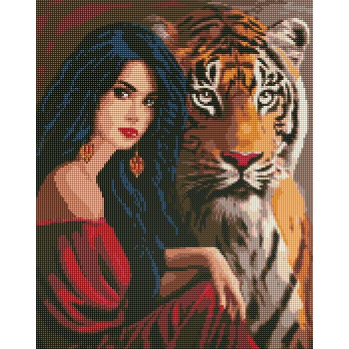 Ideyka Diamond Painting - Die Kraft der Schönheit 40 x 50 mit Rahmen