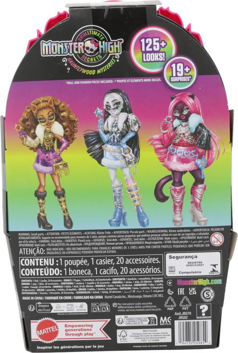 Actual product image Monster High Hidden treasures Catty