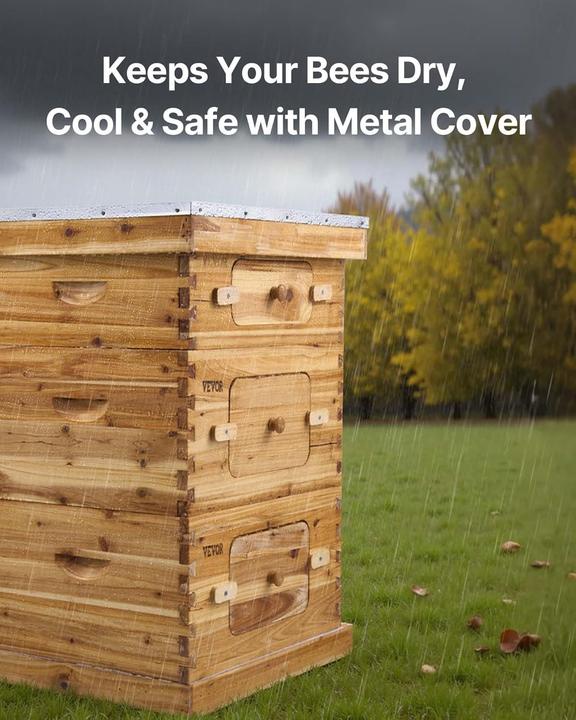 Actual product image Vevor Bee Hive Starter Kit