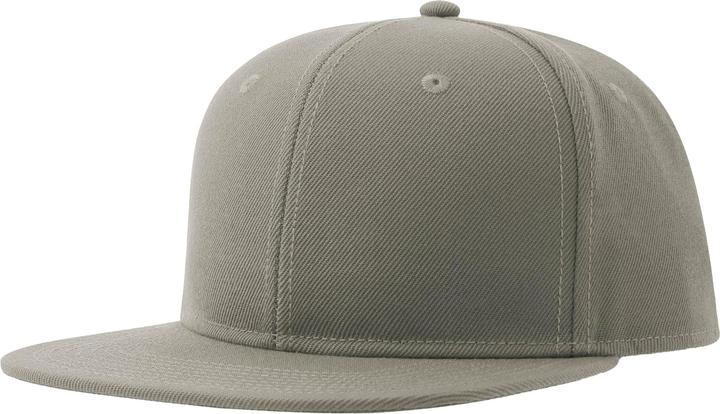 Actual product image Atlantis Unisex Adult 6 Panel Sustainable Flat Peak Baseball Cap (One size)