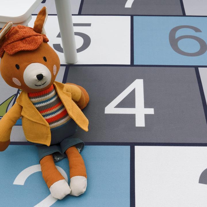 Produktbild TT Home Kinderzimmerteppich Teppich Junge Mädchen Kinderteppich Baby Rutschfest Strasse (220 x 160 cm)