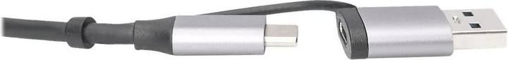 Productafbeelding Digitus USB Type-C™ Gigabit Ethernet Adapter 2.5G, USB-C™ + USB A (USB3.1/3.0) (USB, USB-C, RJ45 2.5 Gigabit Ethernet (1x))