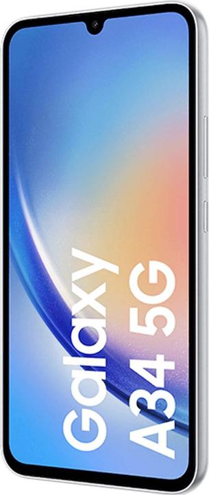 Produktbild Samsung Galaxy A34 5G (256 GB, Awesome Silver, 6.60", Dual SIM, 5G)