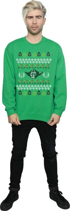 Produktbild Star Wars Christmas Yoda Fair Isle Sweatshirt (M)